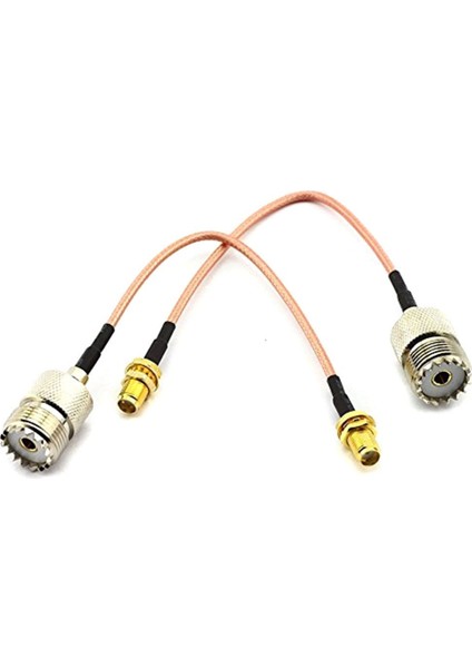 Uhf Tabanı ve Mobil Antenler Için El Tipi Anten Kablo Adaptörü - Sma Dişi - Uhf SO-239 Dişi Konnektörler (Yurt Dışından) fiyatları