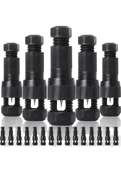 20 Adet Bağlantısız Düşük Voltajlı Peyzaj Aydınlatma Kablosu 12-18 Ölçülü Tel Konnektörleri LED Bahçe Spot Işıkları Için (Yurt Dışından)