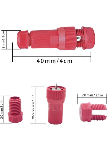 10 Adet Tel Konnektörü Peyzaj Aydınlatma Konnektörleri Su Geçirmez 12-16 Ölçü Kablo Konnektörü Dış Mekan Işıkları Için Mavi (Yurt Dışından) fırsatları