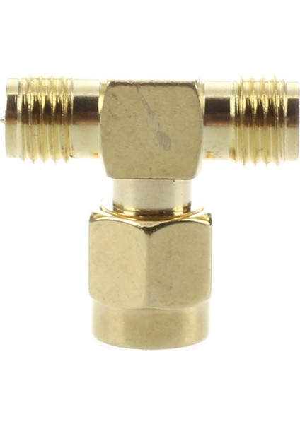 Adet Rp Sma Erkek - Iki Rp Sma Dişi Üçlü T Rf Adaptör Konnektörü 3 Yollu Splitter (Yurt Dışından) indirimleri