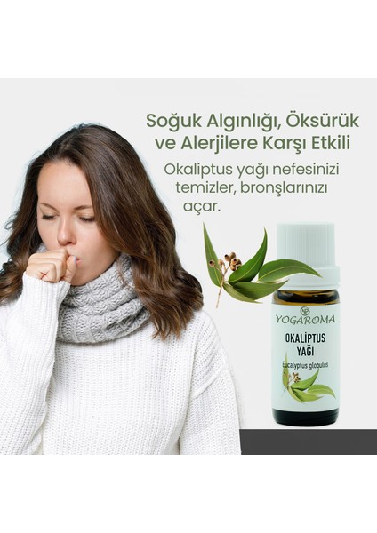 Ferahlatıcı Aromaterapi 10ml Saf ve Doğal Okaliptus Uçucu Yağ fırsatları