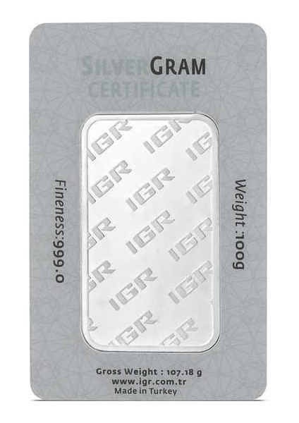 100 gr 999 Milyem Iar Gram Gümüş fiyatları