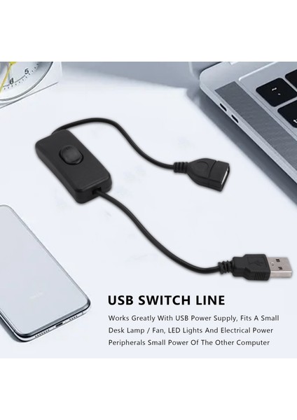 USB A Erkek - Dişi Uzatma Kablosu, Açma / Kapama ile (Yurt Dışından)