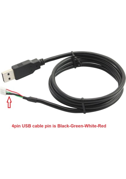 Elp 3 Metre USB 2.0 Kablo 4 Pin Konnektör USB Kamera Için (Yurt Dışından) indirimleri