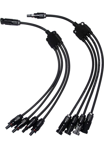 Tipi 4 Ila 1 Adaptör Güneş Paneli Kablo Tel Konnektörleri Adaptör Fotovoltaik Panel Yakınsama Kablosu (Yurt Dışından)