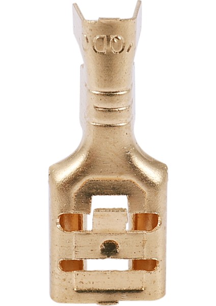 Pirinç 6,3 mm Konnektörler Dişi Maça Kablo Terminalleri, 20 Parça (Yurt Dışından)