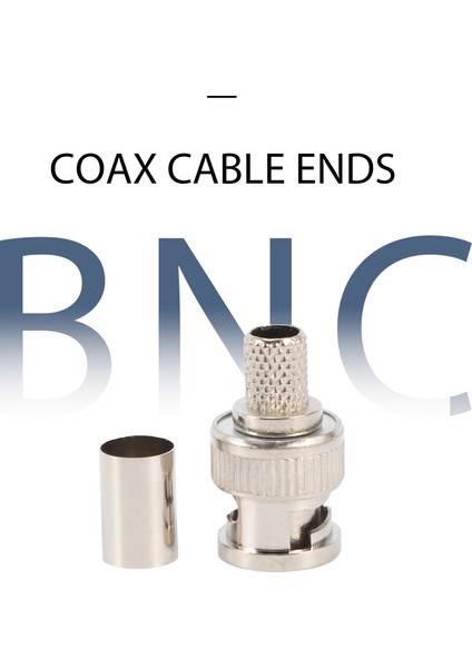 30 Adet Bnc Erkek Sıkma Konnektörü Cctv Sistemi Için Dişi Bağlantı Konnektörü Bnc Rg6 (Yurt Dışından) indirimleri