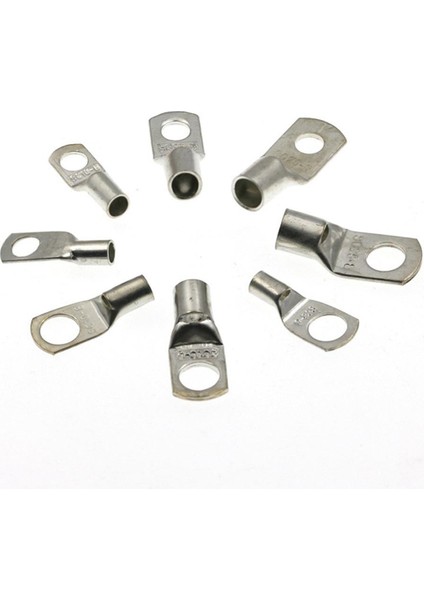 60 Adet Cıvata Deliği Kalaylı Bakır Kablo Pabuçları Akü Terminalleri Seti Tel Terminalleri Konektörü SC10-6 SC16-8 SC25-8, Gümüş (Yurt Dışından) modelleri
