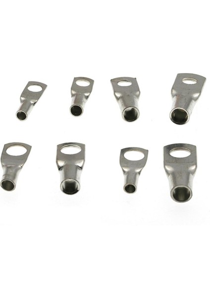 60 Adet Cıvata Deliği Kalaylı Bakır Kablo Pabuçları Akü Terminalleri Seti Tel Terminalleri Konektörü SC10-6 SC16-8 SC25-8, Gümüş (Yurt Dışından) fırsatları