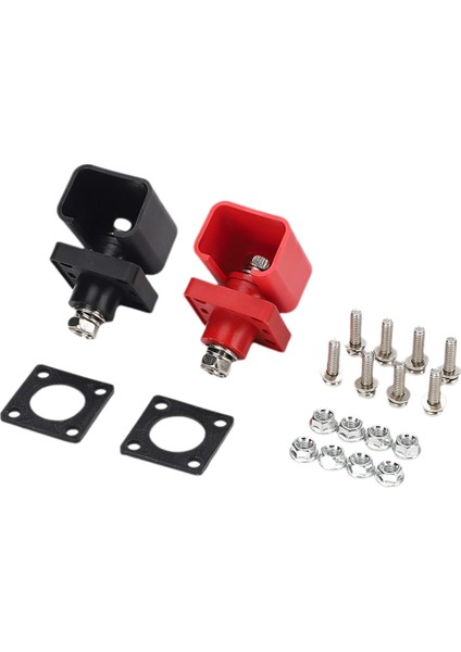 2 Adet 200A Enerji Depolama Lityum Pil Terminali Yüksek Akım Lityum Pil Bakır Terminal Konnektörü (Yurt Dışından)