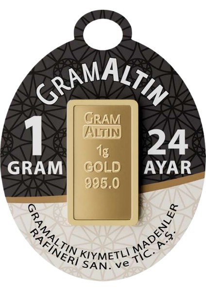Ercan Altın 1 gr 24 Ayar Iar Gram Altın