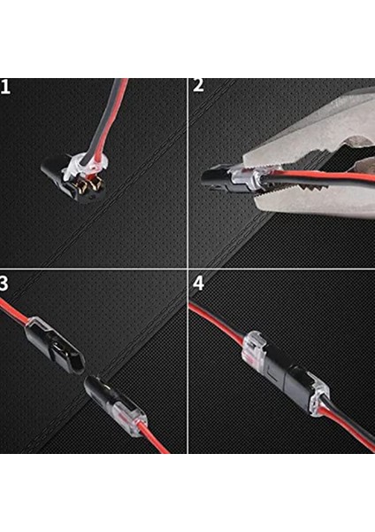 Kilitleme Tokalı 20PCS Çift Telli Itmeli Konnektör, Alçak Gerilim Kablo Konnektörleri, Tel Sıyırma Gerekmez (Yurt Dışından) fırsatları