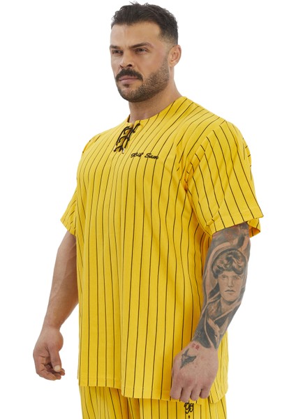 Oversize Pamuk Tişört, Bağcıklı Rag Top Big Sam 3371 indirimleri