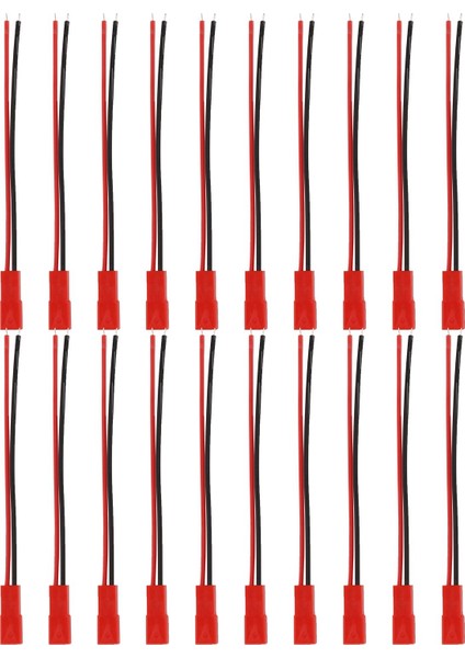 10 Çift Jst Fiş Konnektörü Rc Lipo Pil Erkek/dişi (Yurt Dışından)