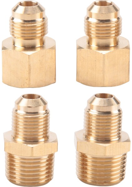 Esnek Gaz Hattı Hortumu Pirinç Bağlantısı, 1/2 Inç Erkek Bağlantı x 1/2 Inç Erkek Npt ve 1/2 Inç Erkek Bağlantı x 1/2 Inç Dişi Npt (Yurt Dışından)