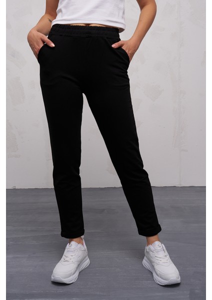 Kadın Çift Cepli Duble Paça Eşofman Altı -2629 fırsatları