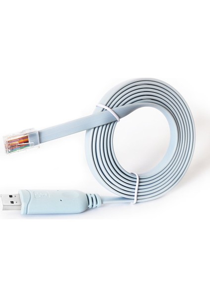 USB RJ45 Konsol Kablosu 6 Ft Ftdı Windows 8, 7, Vista, Mac, Linux RS232 (Yurt Dışından)