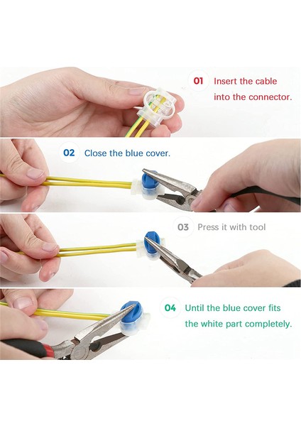 10 Adet 3 Yollu Kablo Konnektörleri 314 Kablo Konnektörleri Bahçe Otomatik Çim Biçme Makinesi Robotik Çim Biçme Makinesi Konnektörleri (Yurt Dışından) fiyatları