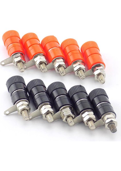 Muz Fiş Soket Konnektörü Nikel Kaplamalı Bağlantı Somunu Muz Fiş Jak Konnektörü (Yurt Dışından)