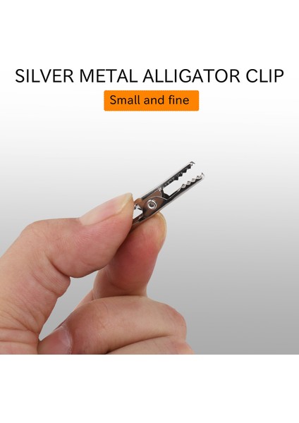50 Adet Gümüş Ton Metal Timsah Klip Timsah Kelepçeleri (Yurt Dışından) indirimleri