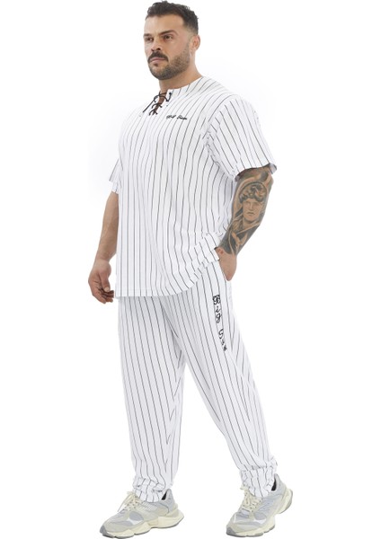 Oversize Pamuk Tişört, Bağcıklı Rag Top Big Sam 3371 fırsatları