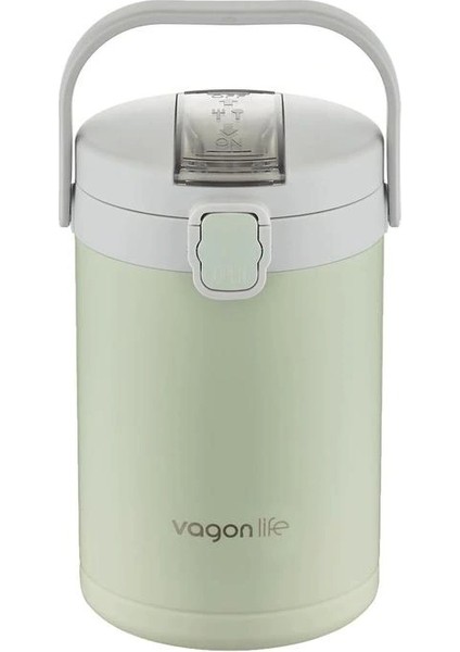 Vagonlife Çelik Yemek Kabı Tek Hazneli Iki Bölmeli Lunch Box BL10089 2100 ml modelleri