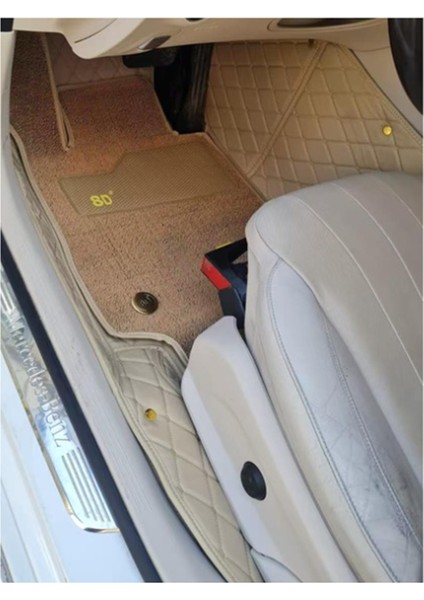 Mercedes E 200D 2017-2019 Arası Araca Özel 8d Çift Katmanlı Havuzlu Paspas Takımı