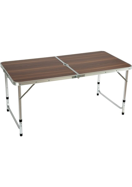 Funky Chaırs Taburesiz Katlanabilir Piknik Masası - Ahşap Desen