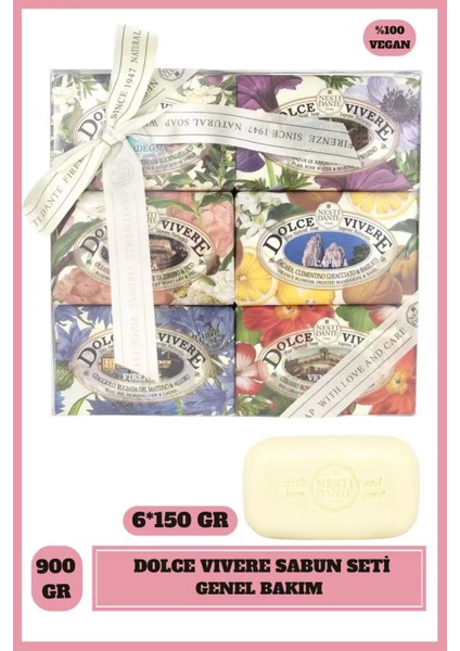 Dolce Vivere Sardegna Katı Sabun 250 gr | Nemlendirici ve Besleyici | Mersin Nektarı