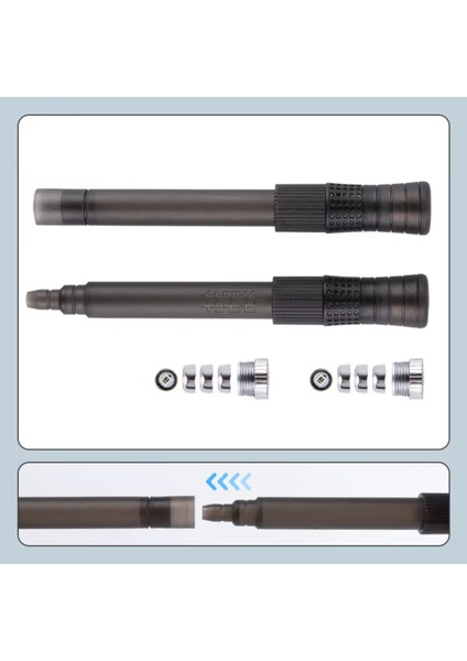 LightDance 7 Renkli LED Işıklı Döner Kalem - Çocuklar için Eğlenceli ve Eğitici Spinner Kalem 22 cm x 1.6 cm Kaymaz Polipropilen