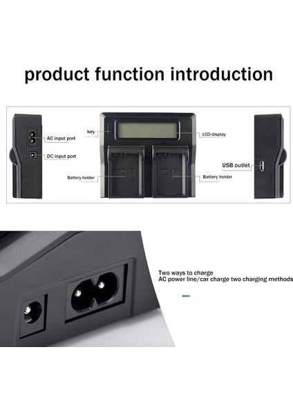 F970 Kamera Pil Şarj Cihazı NP-F770 F750 F550 F960 Dolgu Işığı Pil Çift Şarj LCD Ekran Şarj Cihazı Abd Tak (Yurt Dışından) modelleri