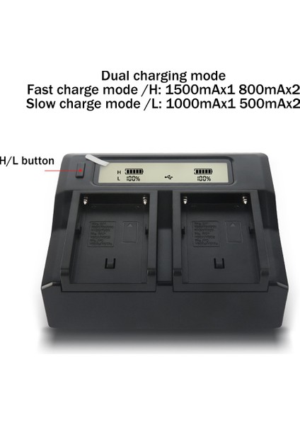 F970 Kamera Pil Şarj Cihazı NP-F770 F750 F550 F960 Dolgu Işığı Pil Çift Şarj LCD Ekran Şarj Cihazı Abd Tak (Yurt Dışından) fırsatları