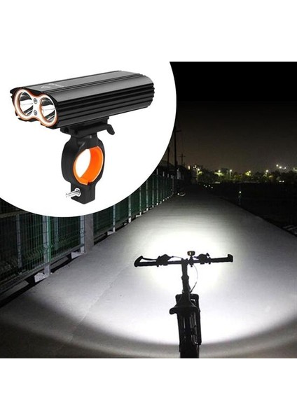 Şarj Göstergeli Uzun Menzil Su Geçirmez LED Bisiklet Feneri 1600 Lumen-Findit