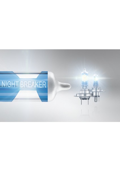 H4 Night Breaker Laser %150 Fazla Işık 12V (Takım - 2 Ad.)