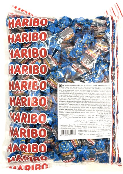 Haribo Yumuşak Şeker 1 kg Ahududu Sulu
