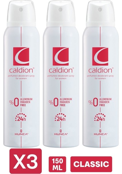 Kadın Deodaorant 150 ml 3 Adet