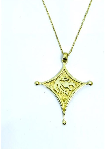 Lion Star Gümüş Kolye