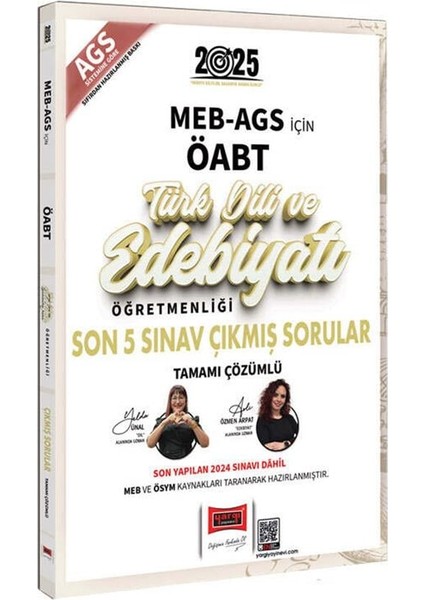 Yargı 2025 Meb Ags Öabt Türk Dili ve Edebiyatı Öğretmenliği Son 5 Sınav Çıkmış Sorular