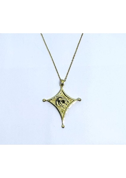 Lion Star Gümüş Kolye