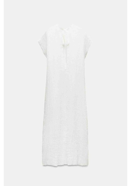 Allbucks Zara, Zw Collectıon Keten Tunik Elbise ABZRA1124 modelleri