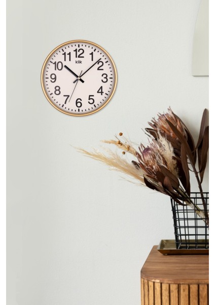 Venüs Minimalist Duvar Saati 26 cm Gold K-Venus-Gold C320.230 fiyatları