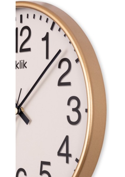 Venüs Minimalist Duvar Saati 26 cm Gold K-Venus-Gold C320.230 modelleri