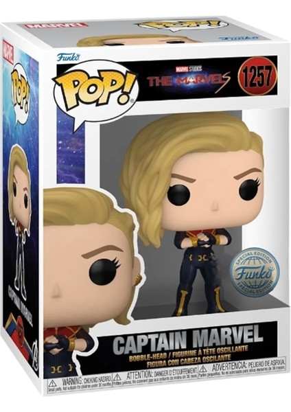 Pop Marvel: The Marvels - Captain Marvel (Special Edition) #1257 Figür