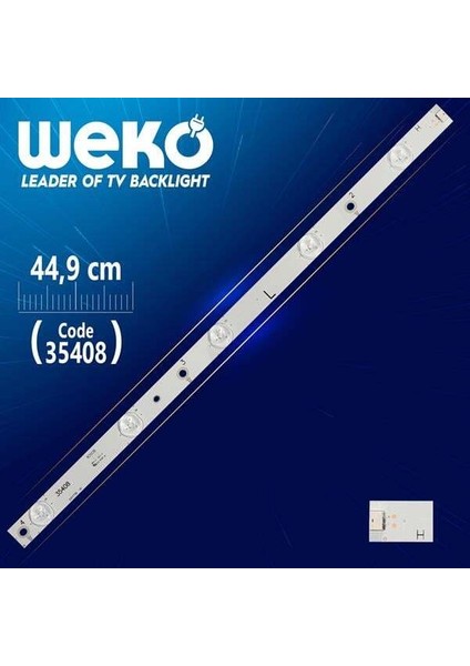 500TT56 V0 - 80908 - L Type YX-11800742A0 - 44.9 cm 5 Ledli - (WK-267)