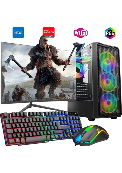 I5 13400F 16GB Ddr4 1tb M2 8gb RX580 27" 165Hz Monitörlü Oyun Bilgisayarı