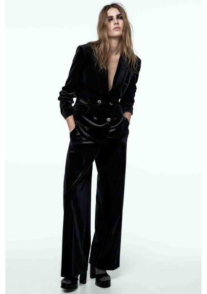 Allbucks Zara, Kadife Bol Pantolon ABZRA1123