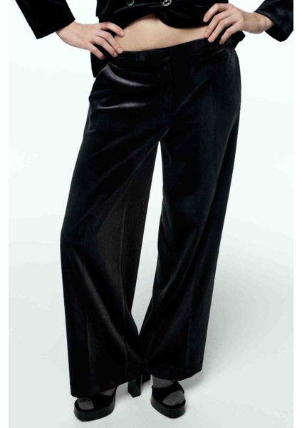 Allbucks Zara, Kadife Bol Pantolon ABZRA1123