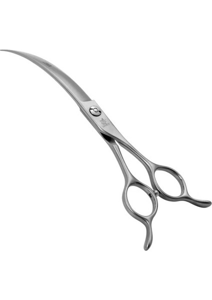 Köpek Bakım Makası Köpekler ve Kediler Için Kavisli 45 Derece Kavisli Makas Fenice 6,5 Inç – 16,5 cm Kavisli Makas – Tek Makas