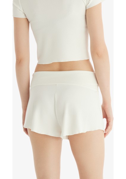 Kadın Mini Şort 51810 - Beyaz fiyatları