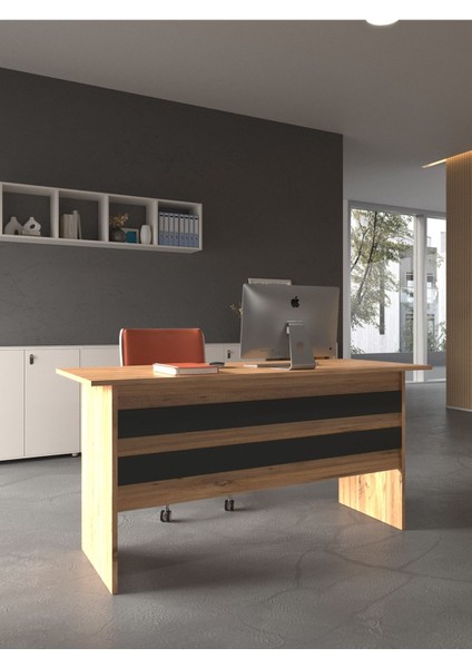 Festival Ofis Masası - OFİS-1-6-4-180X75 Beyaz - Antrasit modelleri